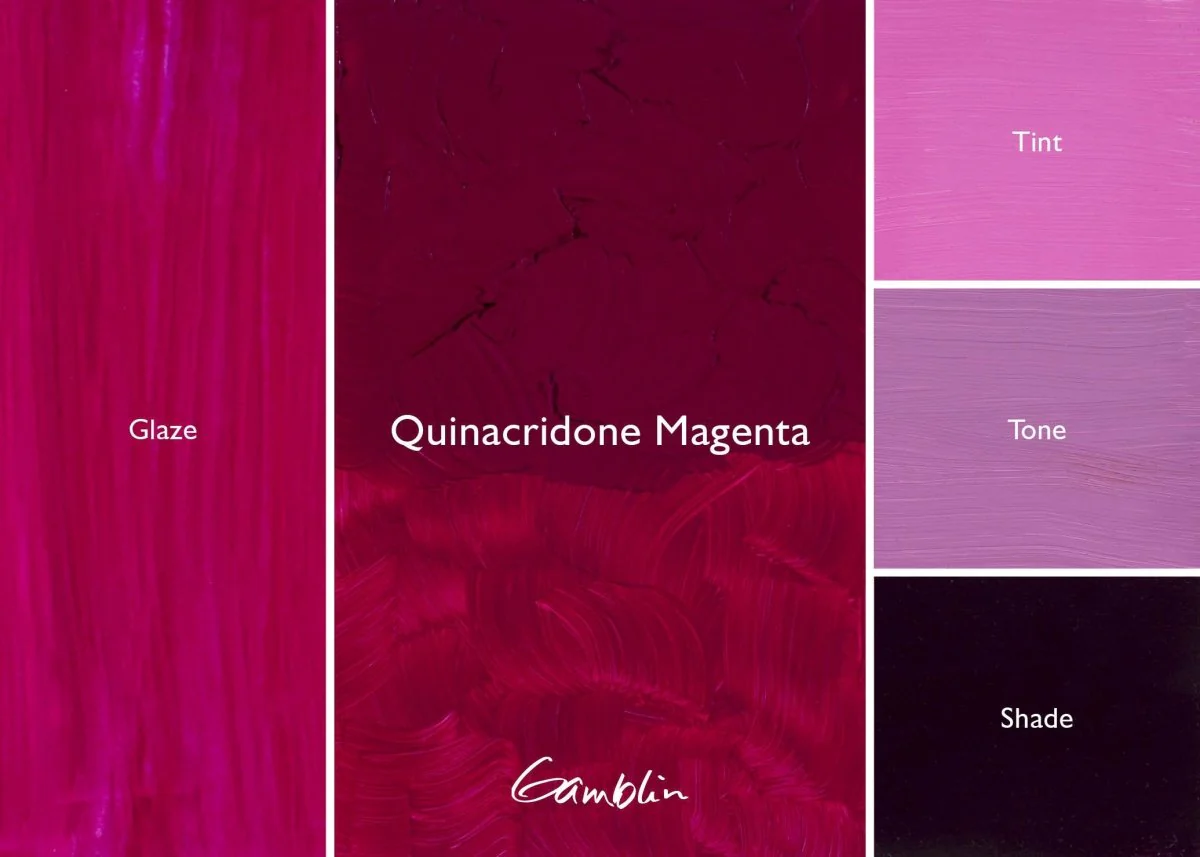 Gamblin 1980 Oil Color - 150ml - Quinacridone Magenta - Image 2