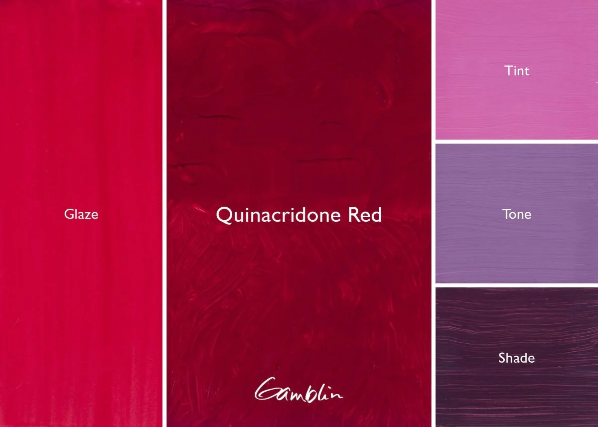 Gamblin 1980 Oil Color - 150ml - Quinacridone Red - Image 2