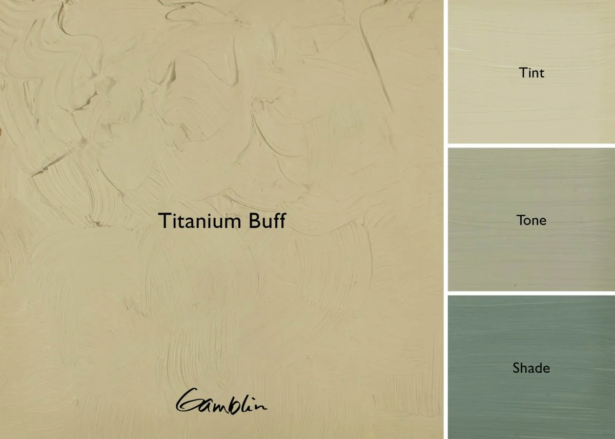 Gamblin 1980 Oil Color - 150ml - Titanium Buff - Image 2