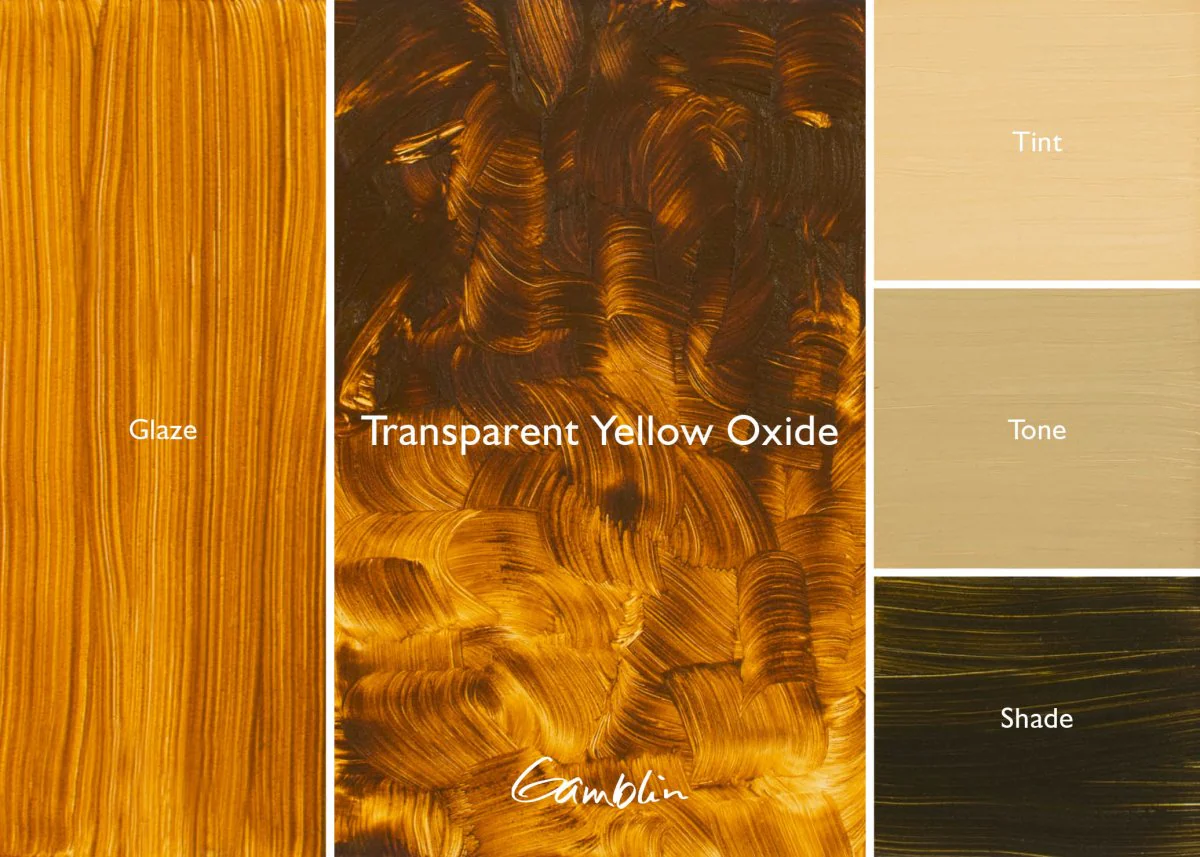Gamblin 1980 Oil Color - 150ml - Transparent Yellow Oxide - Image 2