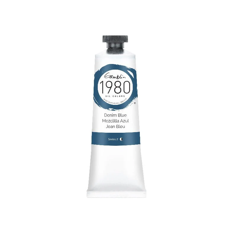 Gamblin 1980 Oil Color - 37ml - Denim Blue