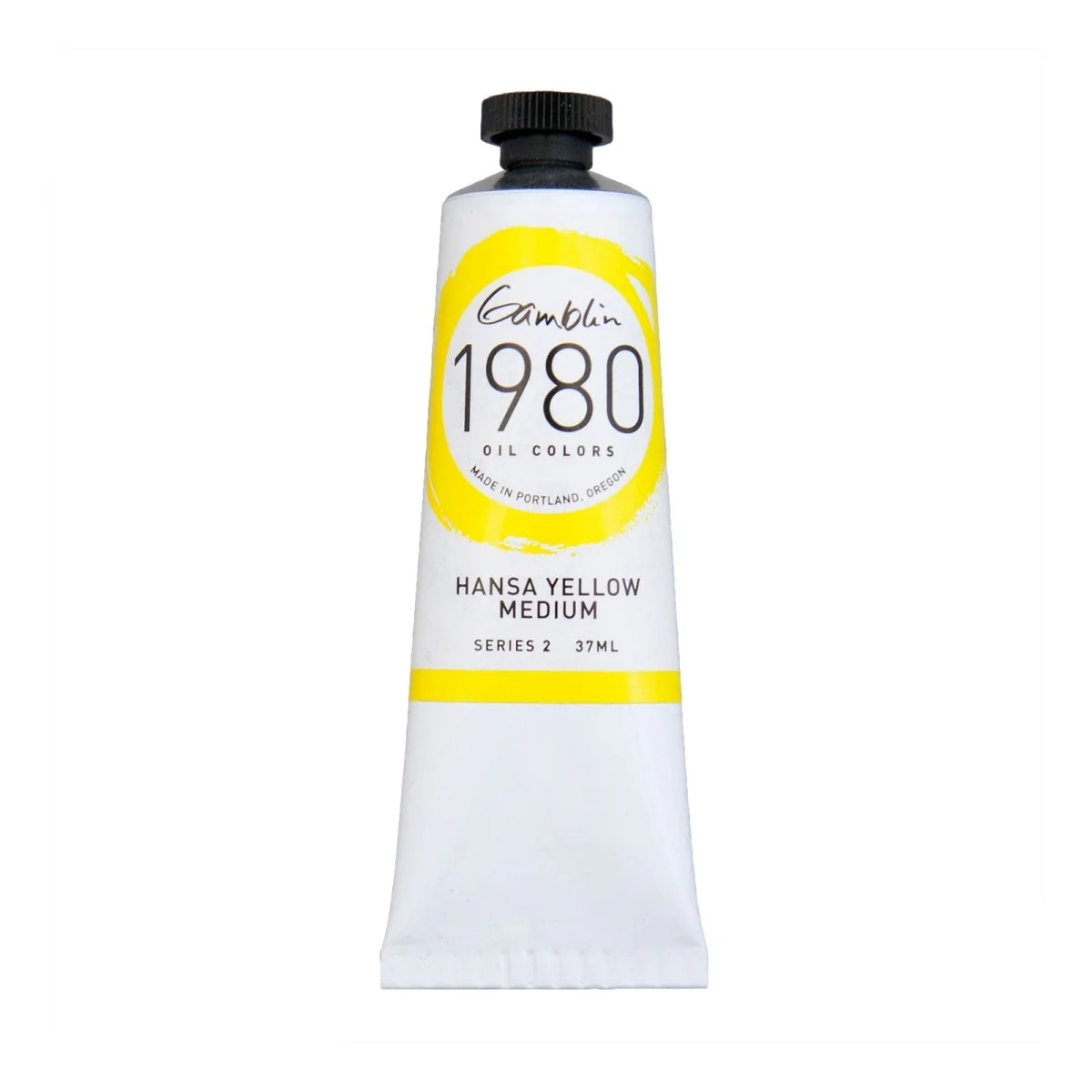 Gamblin 1980 Oil Color - 37ml - Hansa Yellow Medium