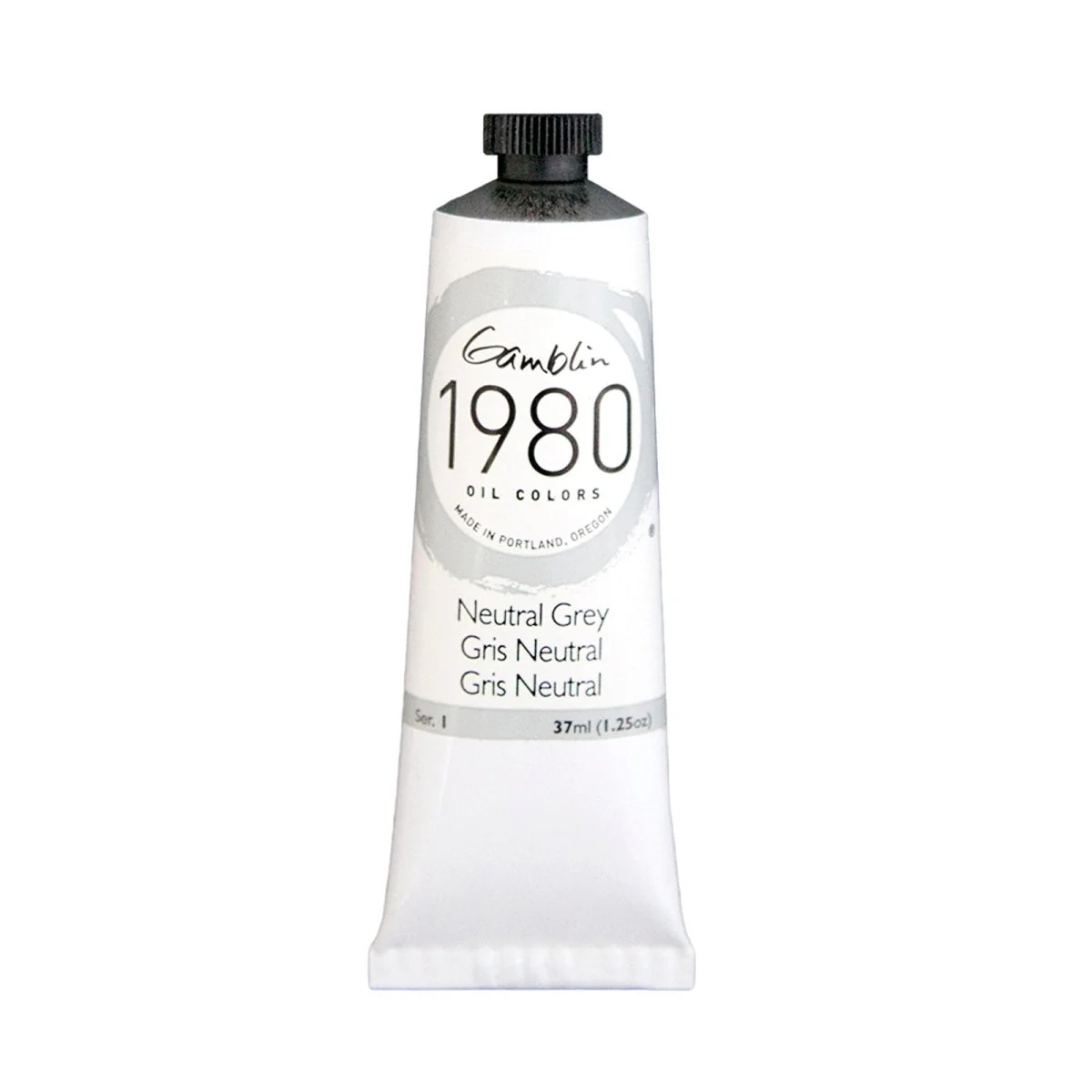 Gamblin 1980 Oil Color - 37ml - Neutral Grey