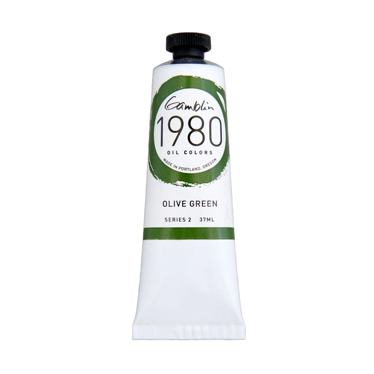 Gamblin 1980 Oil Color - 37ml - Olive Green