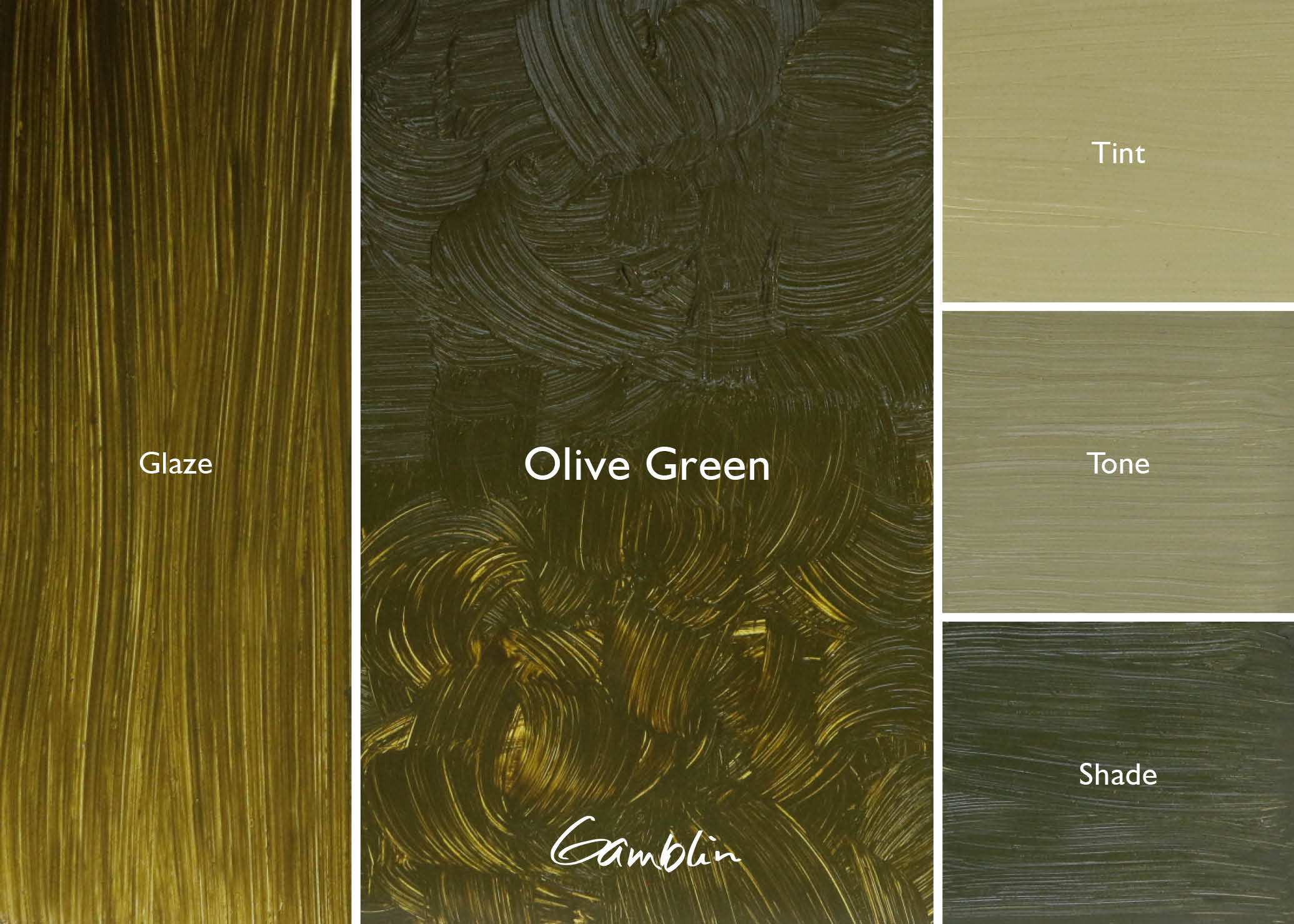 Gamblin 1980 Oil Color - 37ml - Olive Green - Image 2