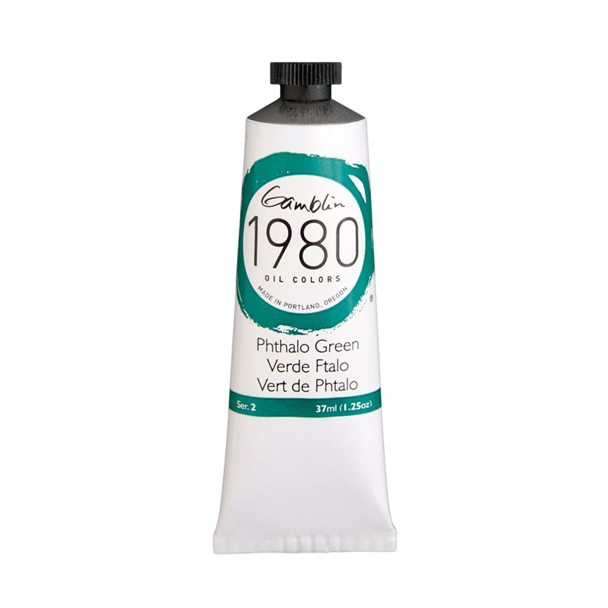 Gamblin 1980 Oil Color - 37ml - Phthalo Green
