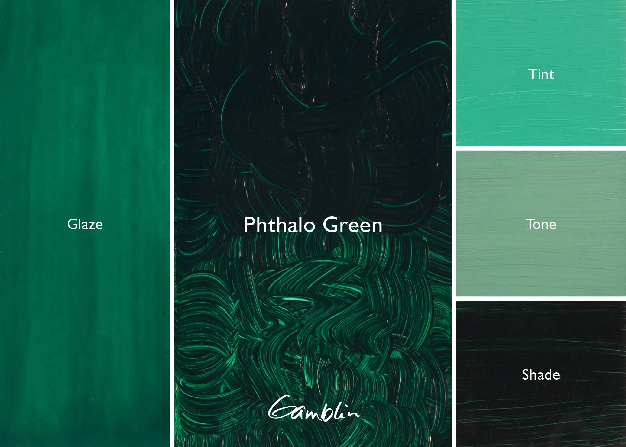 Gamblin 1980 Oil Color - 37ml - Phthalo Green - Image 2