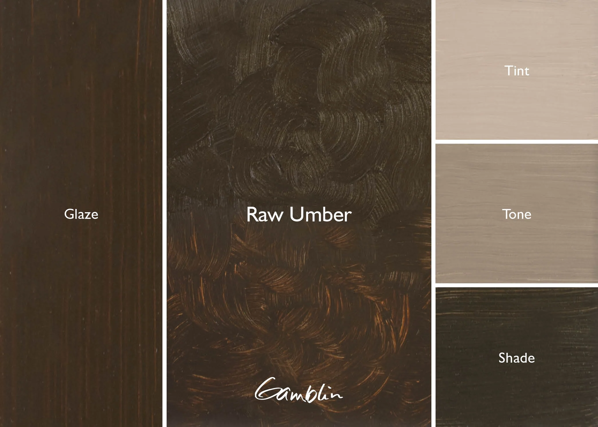 Gamblin 1980 Oil Color - 37ml - Raw Umber - Image 2