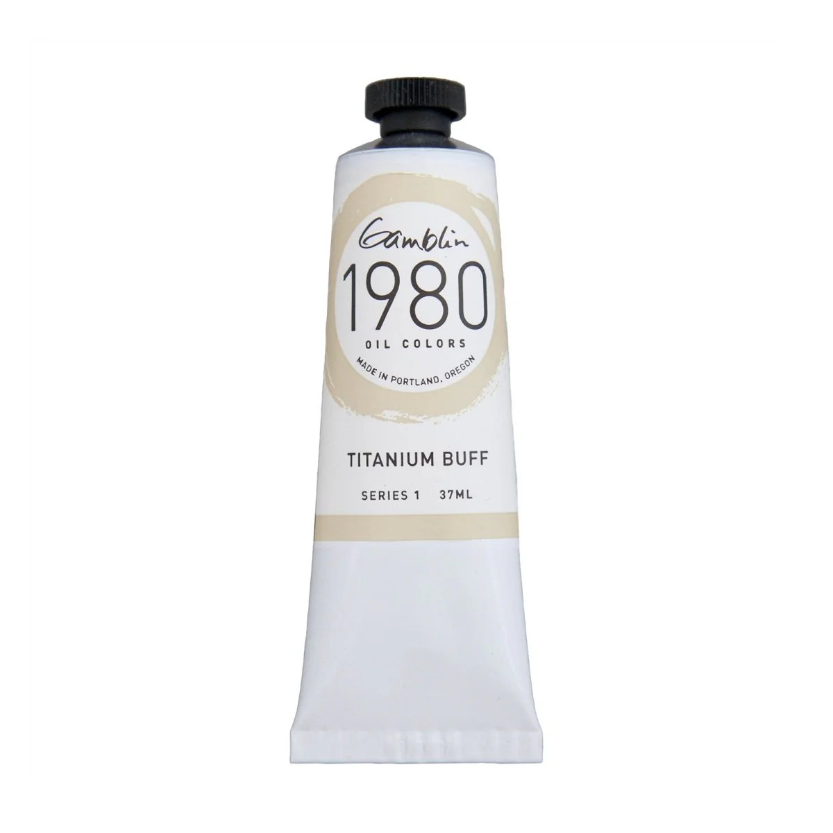Gamblin 1980 Oil Color - 37ml - Titanium Buff