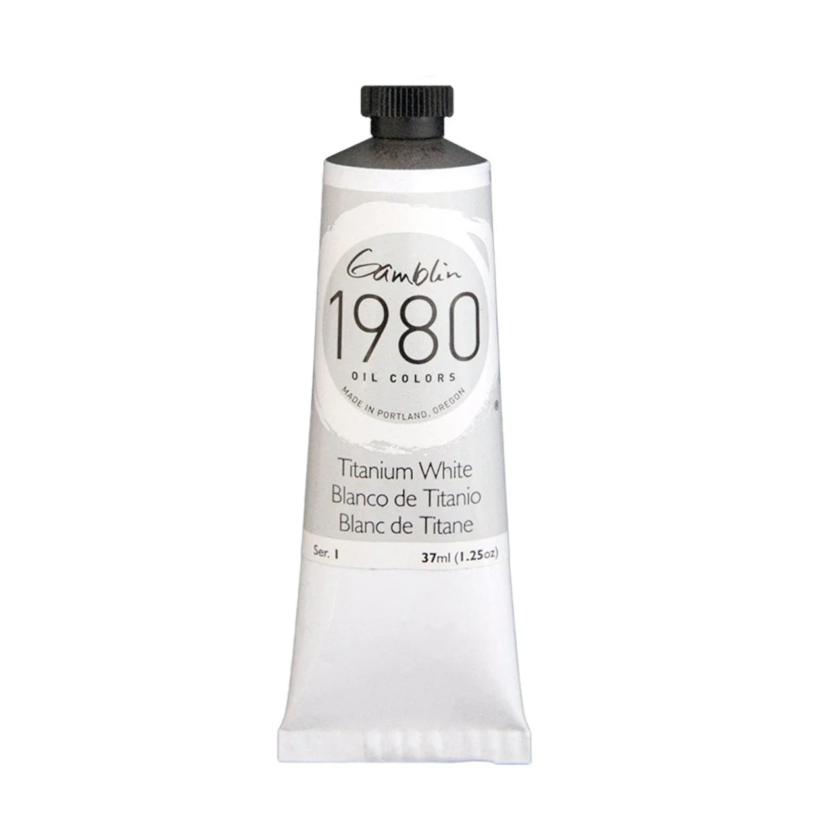 Gamblin 1980 Oil Color - 37ml - Titanium White