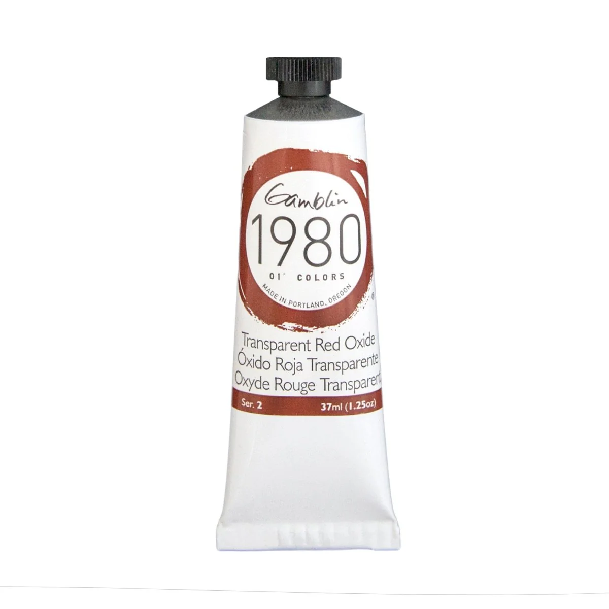 Gamblin 1980 Oil Color - 37ml - Transparent Red Oxide