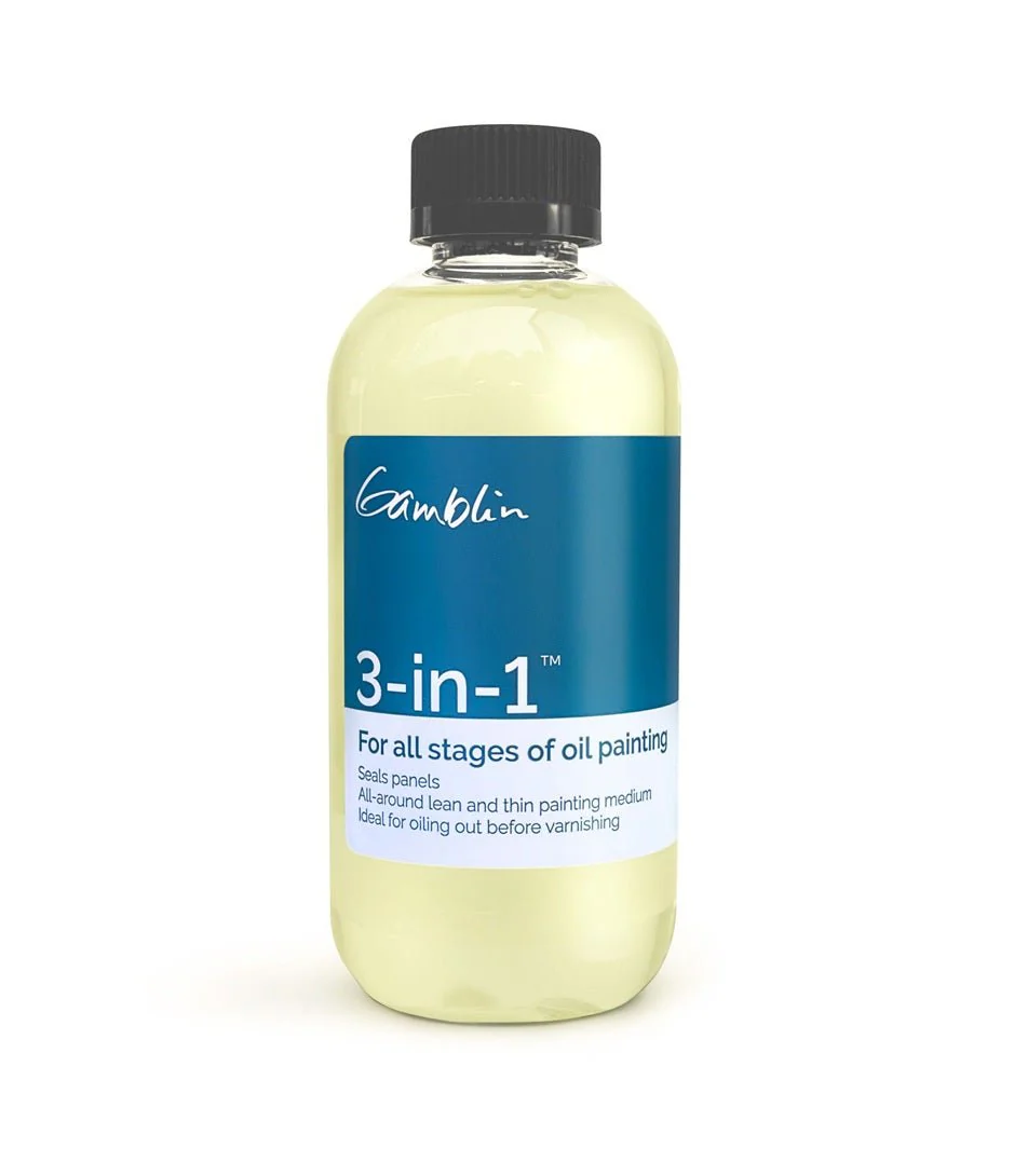 Gamblin 3 in 1 Oil Painting Medium - 4 oz