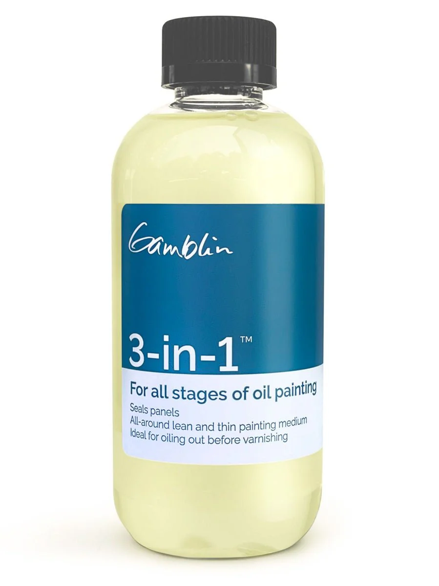 Gamblin 3 in 1 Oil Painting Medium - 8.5 oz