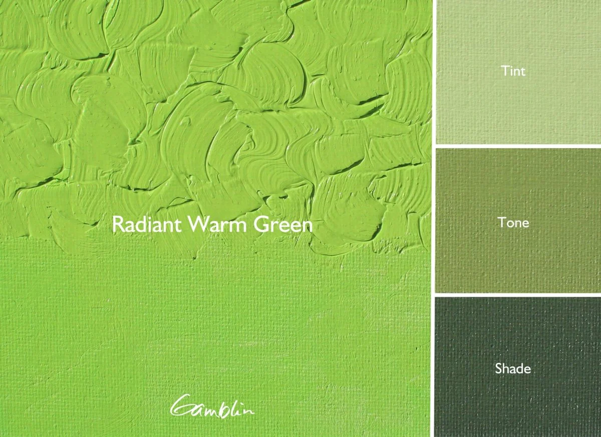 Gamblin Artist's Oil Colors Radiant Warm Green 37 ml - Image 2