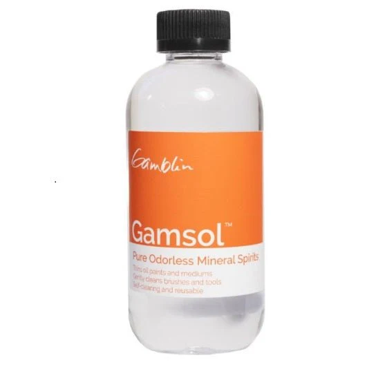 Gamblin Gamsol Odorless Mineral Spirits  8.5 Oz
