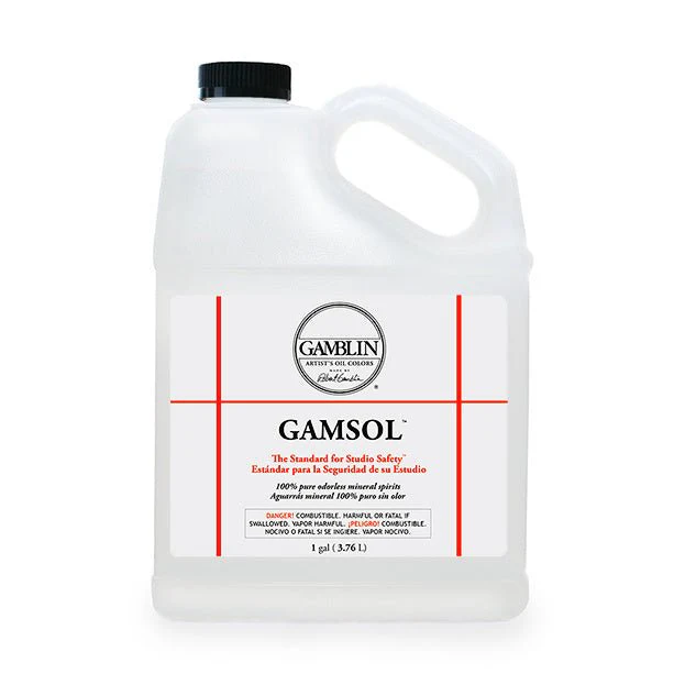 Gamblin Gamsol Odorless Mineral Spirits 1 gallon (128 Oz)