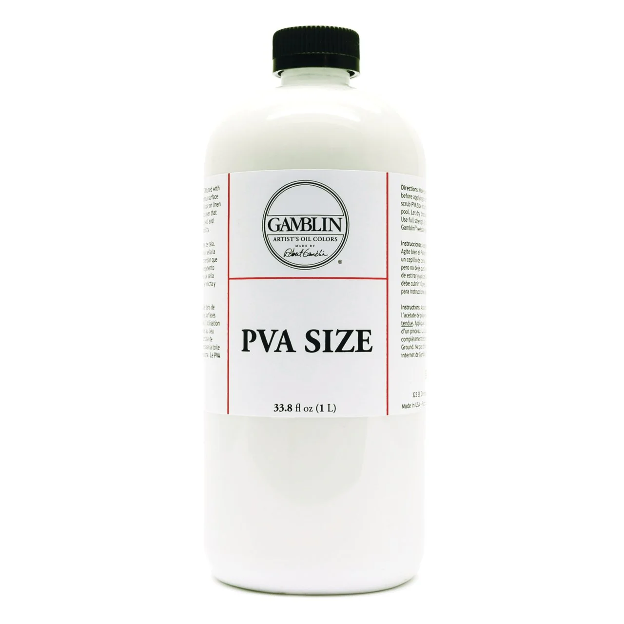 Gamblin PVA Size 32 fluid ounce (No shipping Nov-Jan due to freezing temps)