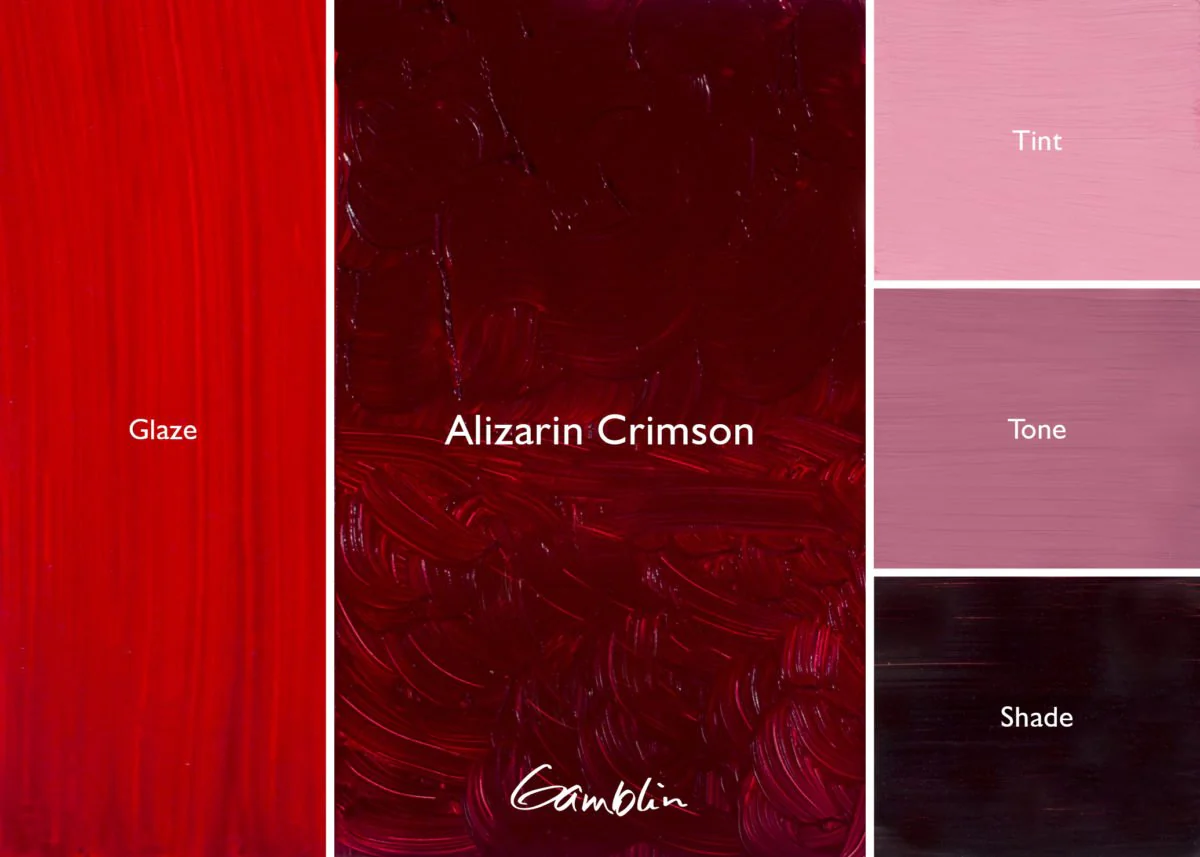 Gamblin Artist's Oil Colors Alizarin Crimson 37 ml - Image 2