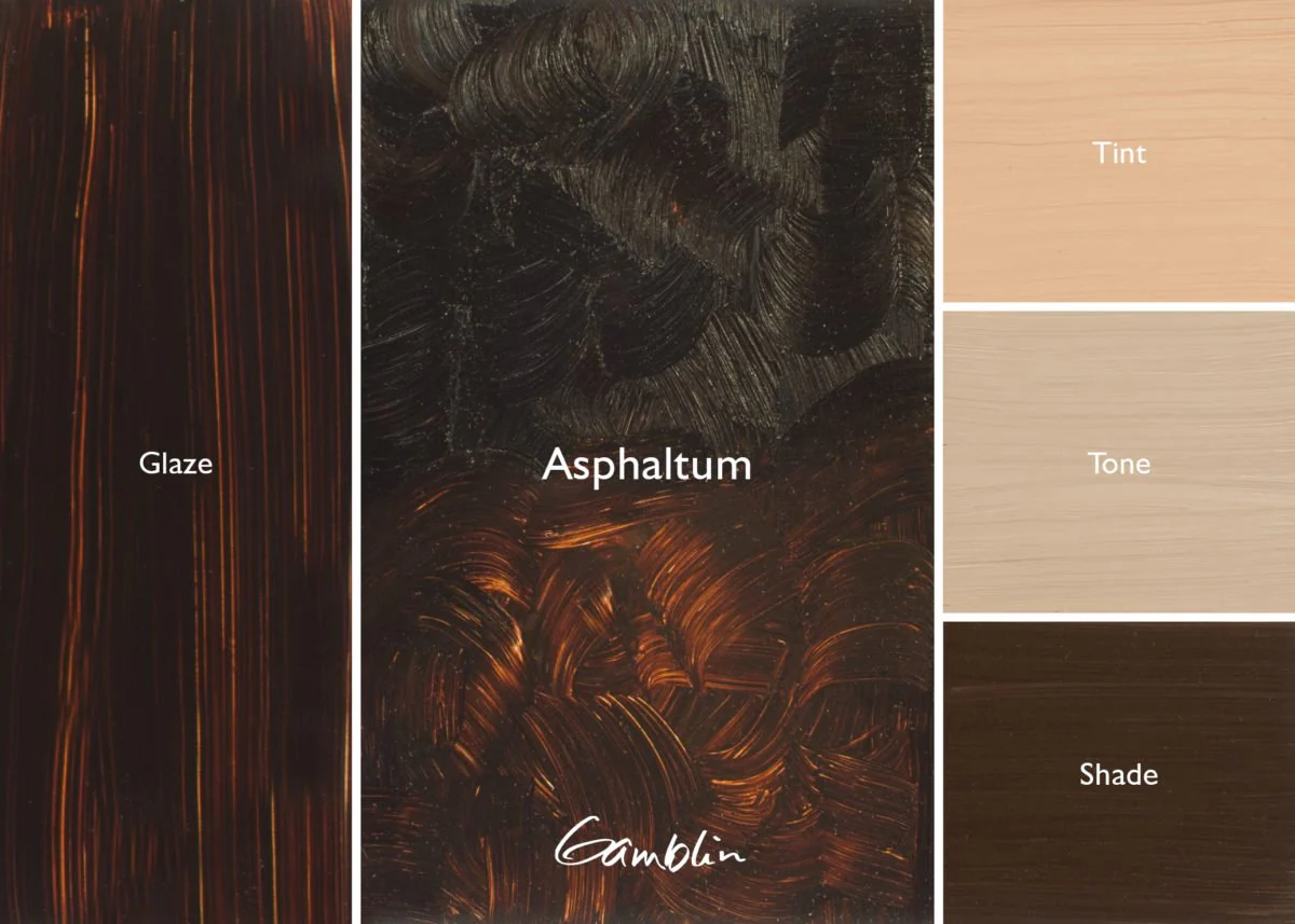 Gamblin Artist's Oil Colors Asphaltum 37 ml - Image 2