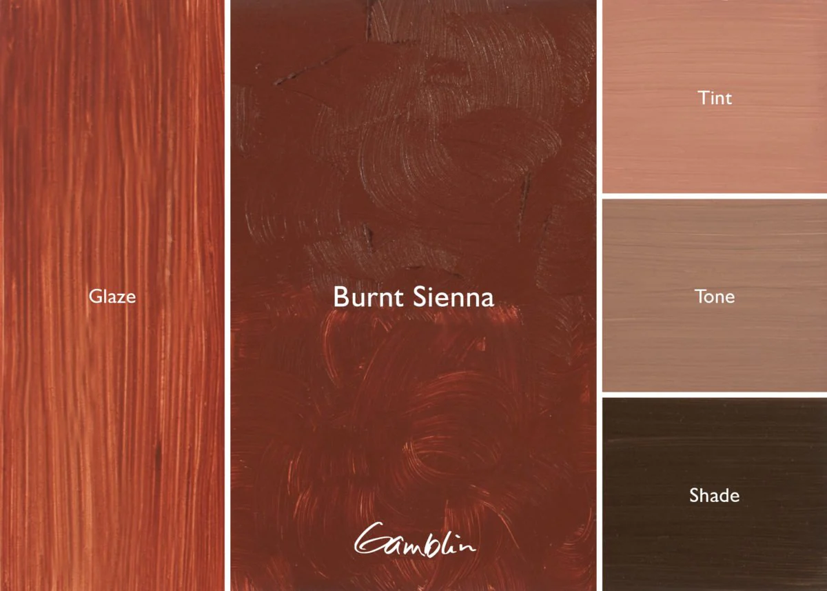 Gamblin Artist's Oil Colors Burnt Sienna 37 ml - Image 2