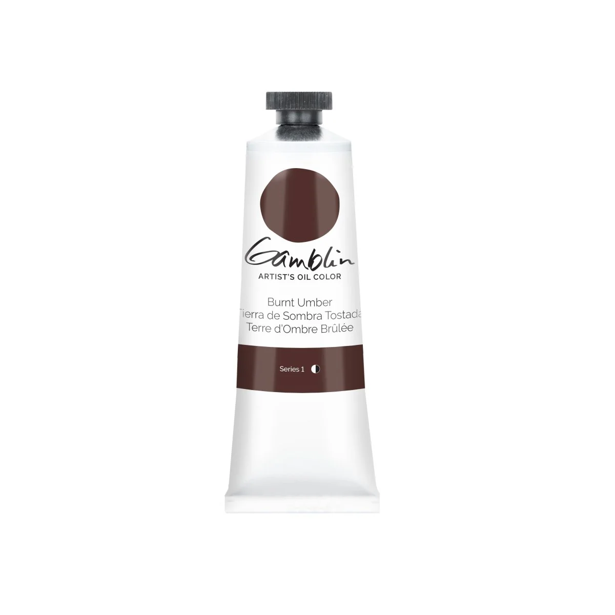 Gamblin Artist's Oil Colors Burnt Umber 37 ml