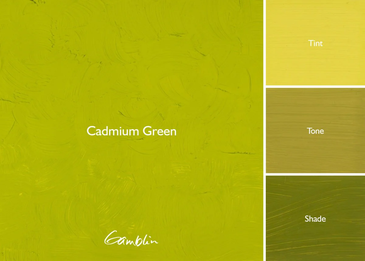 Gamblin Artist's Oil Colors Cadmium Green 37 ml - Image 2