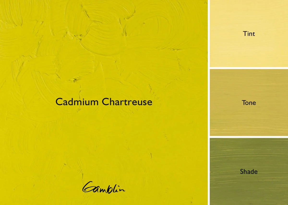 Gamblin Artist's Oil Colors Cadmium Chartreuse 37 ml - Image 2