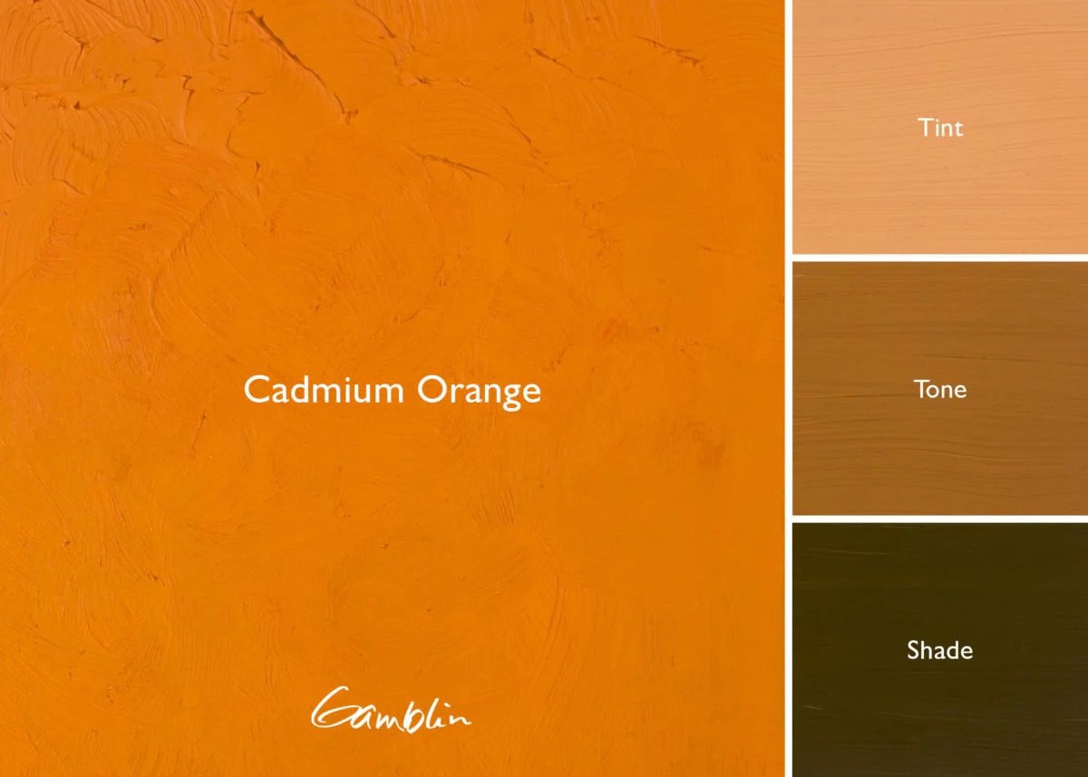 Gamblin Artist's Oil Colors Cadmium Orange 37 ml - Image 2