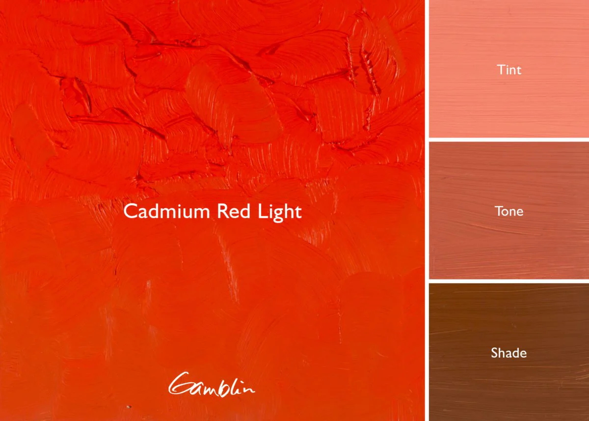 Gamblin Artist's Oil Colors Cadmium Red Light 37 ml - Image 2