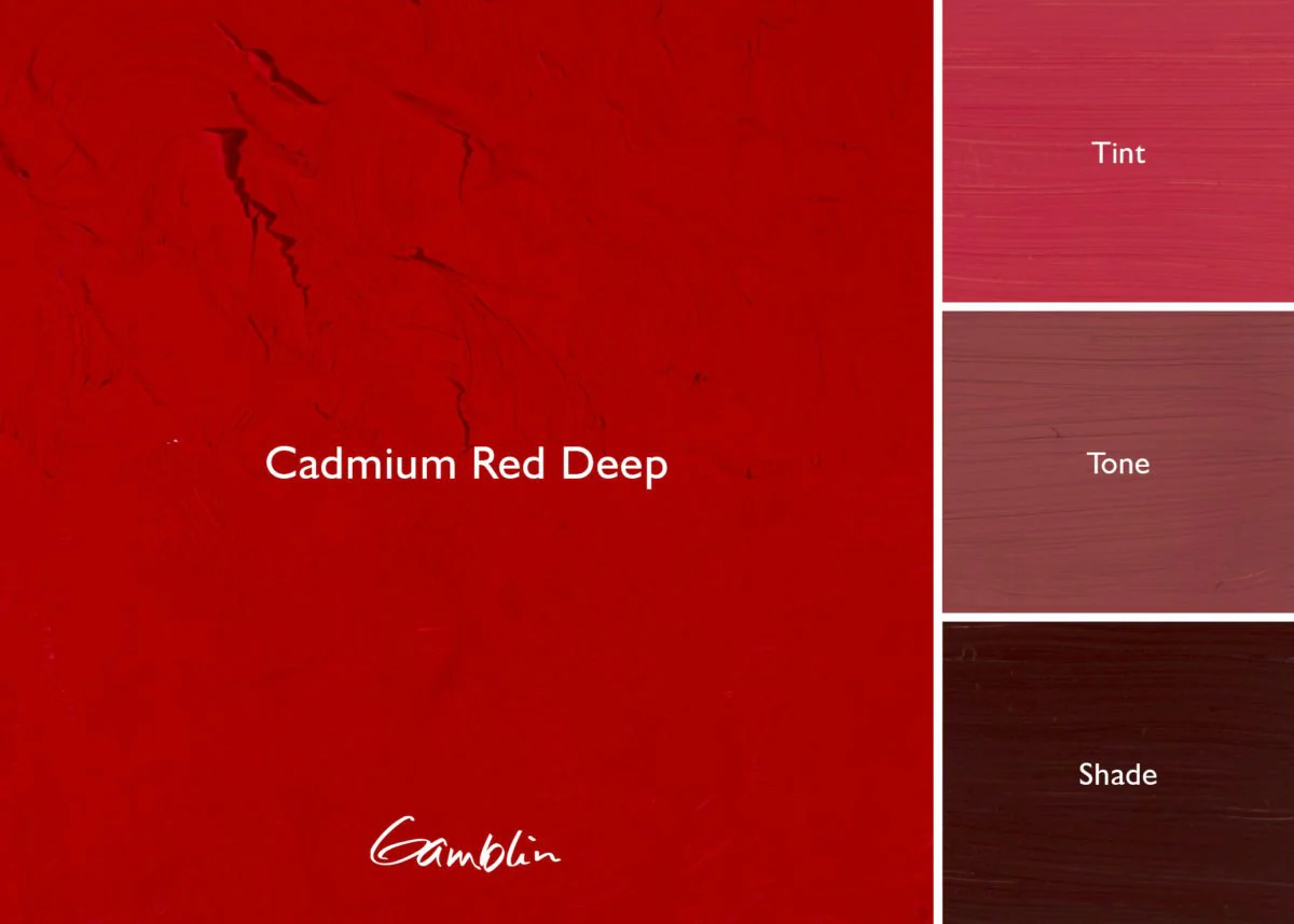 Gamblin Artist's Oil Colors Cadmium Red Deep 37 ml - Image 2