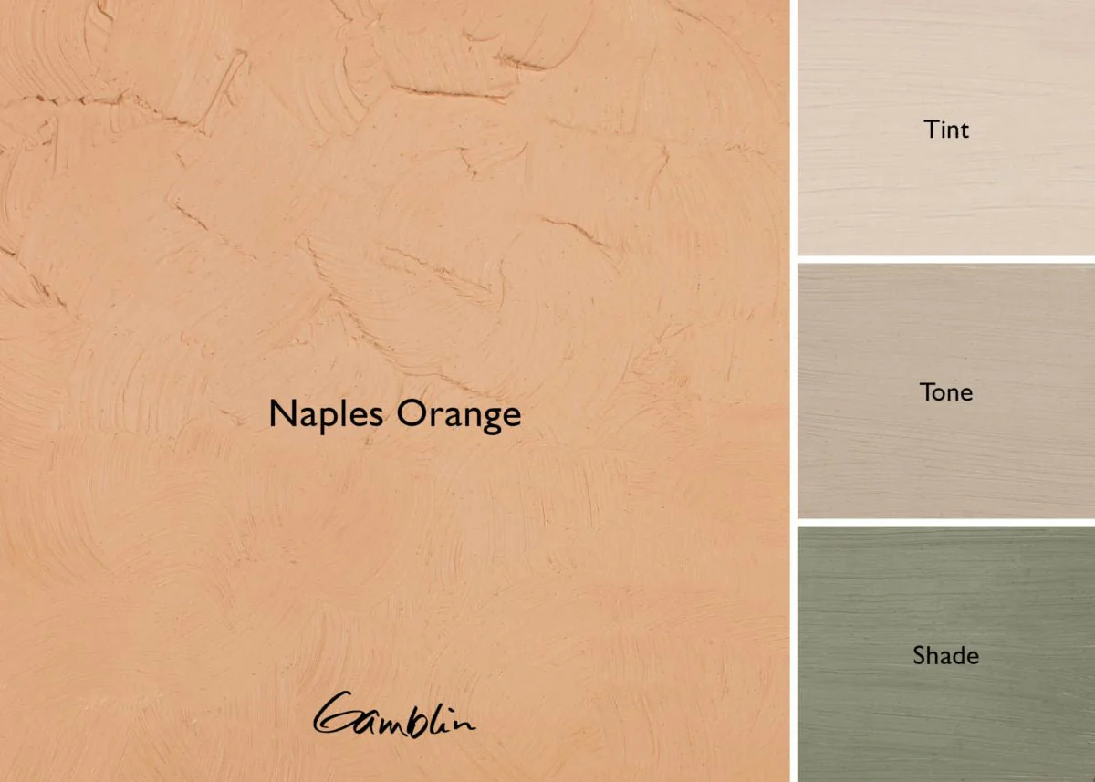 Gamblin Artist's Oil Colors Naples Orange 37 ml - Image 2