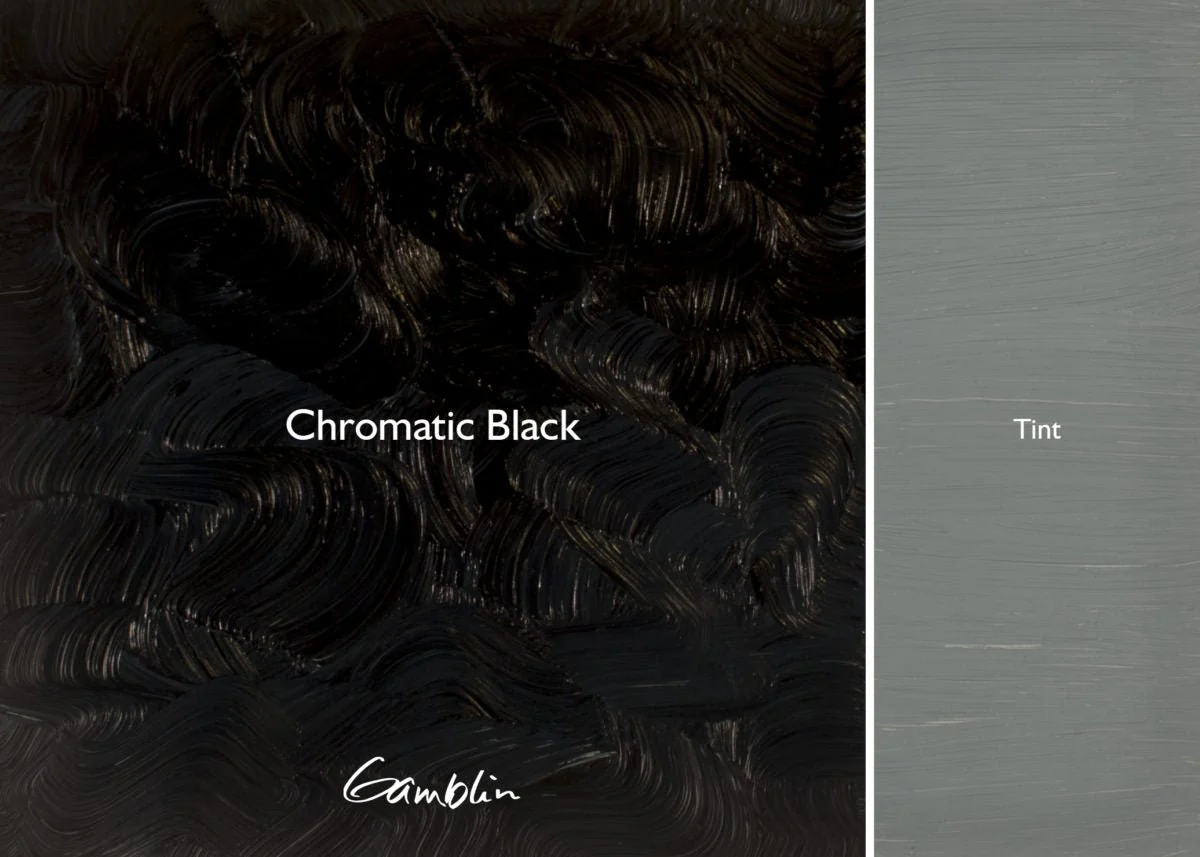 Gamblin Artist's Oil Colors Chromatic Black 37 ml - Image 2