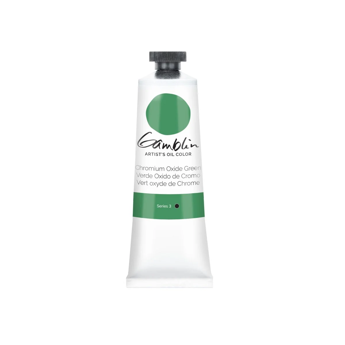Gamblin Artist's Oil Colors Chromium Oxide Green 37 ml