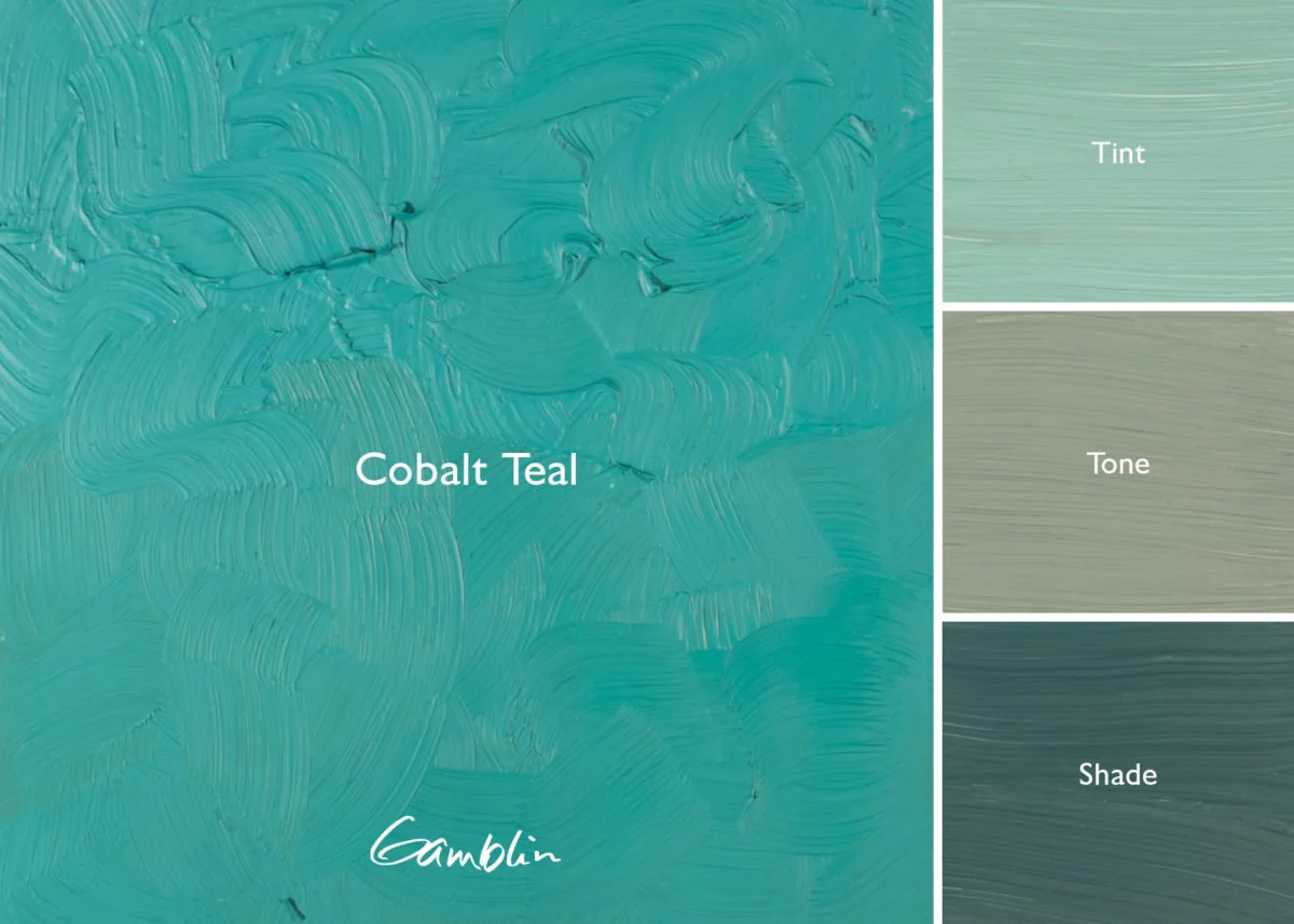 Gamblin Artist's Oil Colors Cobalt Teal 37 ml - Image 2