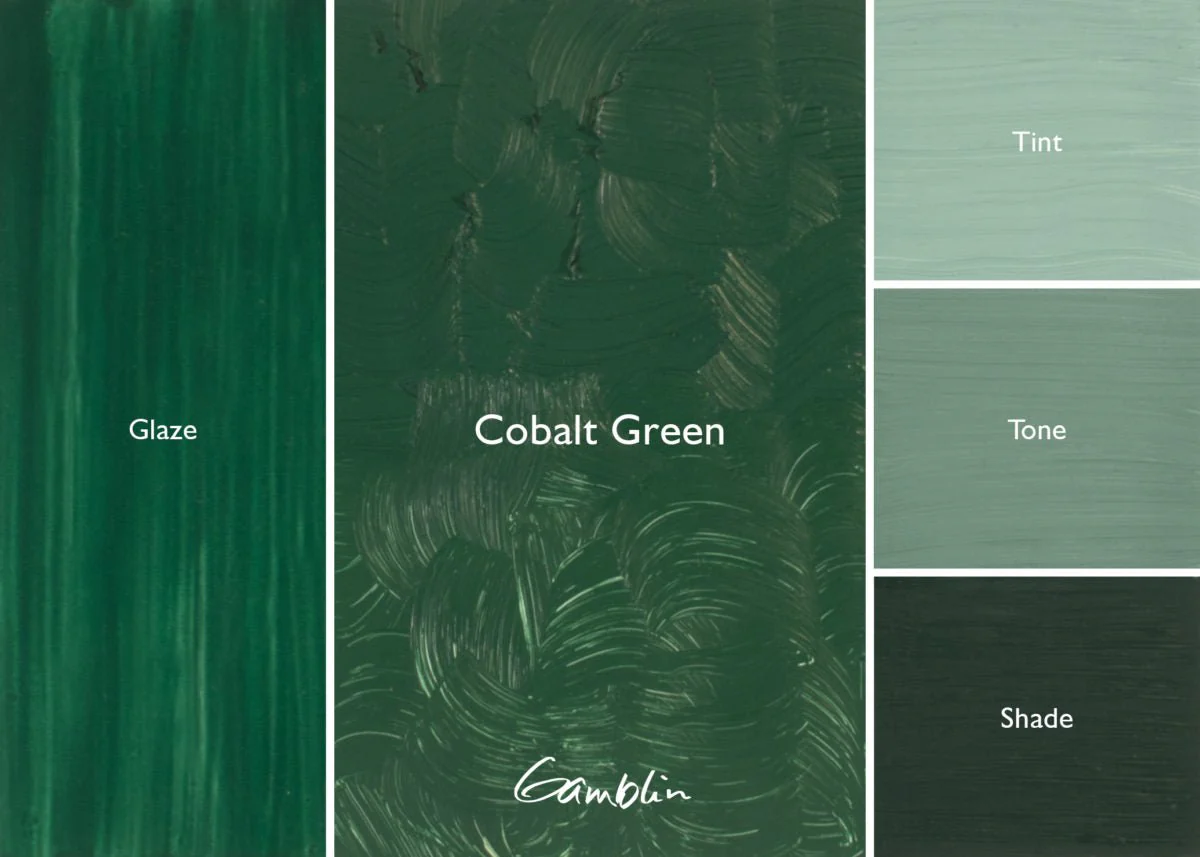 Gamblin Artist's Oil Colors Cobalt Green 37 ml - Image 2