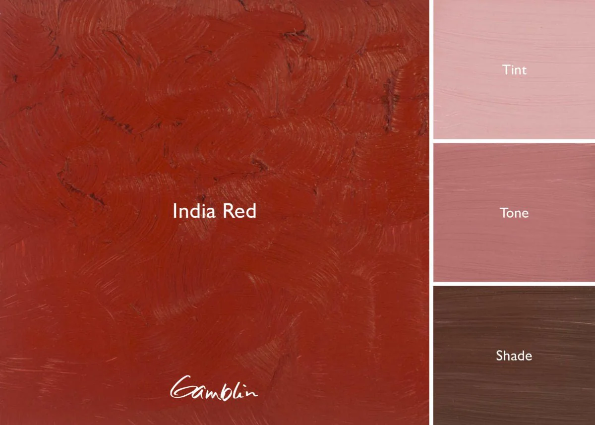 Gamblin Artist's Oil Colors India Red 37 ml - Image 2