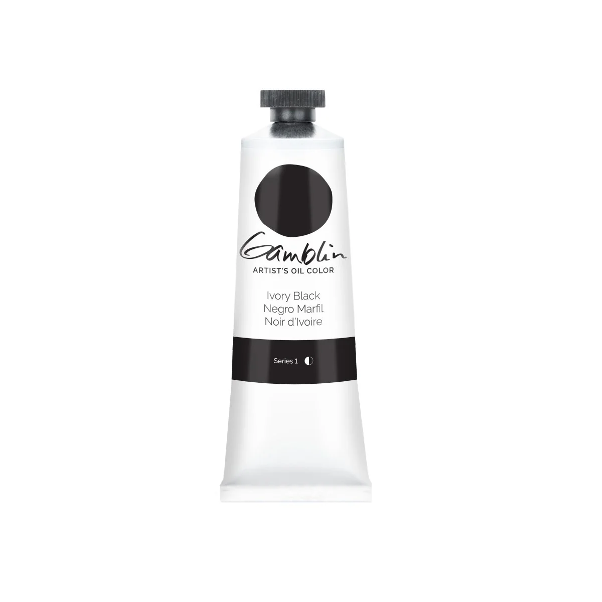 Gamblin Artist's Oil Colors Ivory Black 37 ml