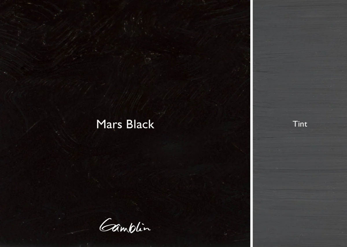 Gamblin Artist's Oil Colors Mars Black 37 ml - Image 2