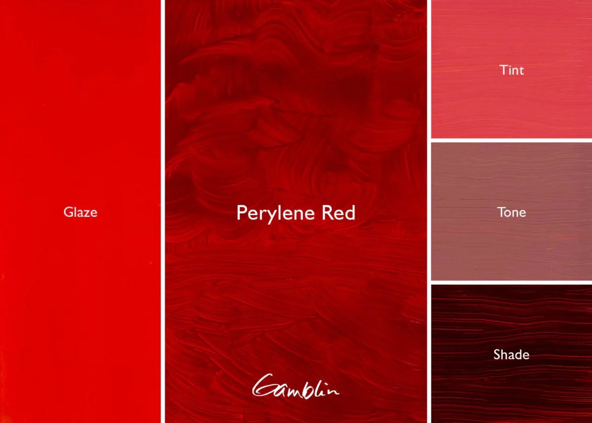 Gamblin Artist's Oil Colors Perylene Red 37 ml - Image 2