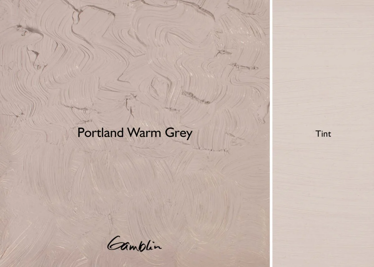 Gamblin Artist's Oil Colors Portland Warm Gray 37 ml - Image 2
