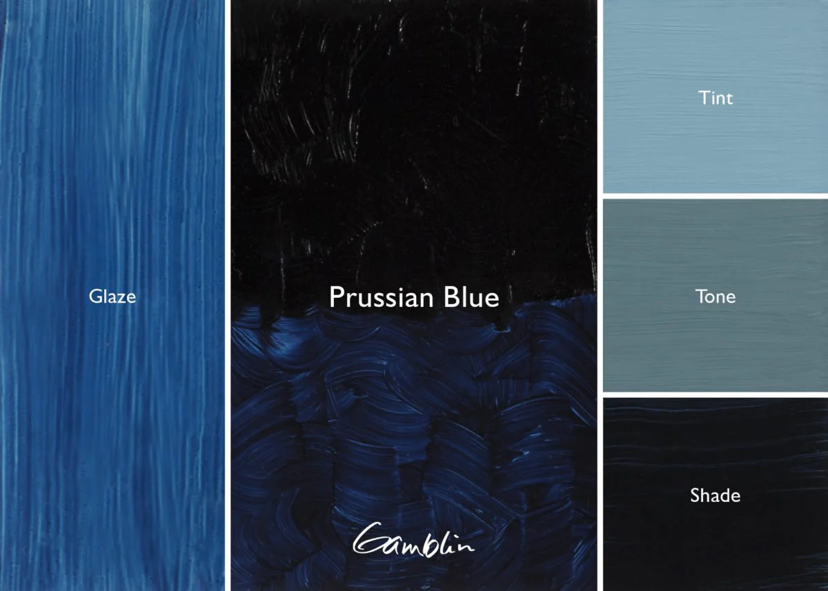 Gamblin Artist's Oil Colors Prussian Blue 37 ml - Image 2