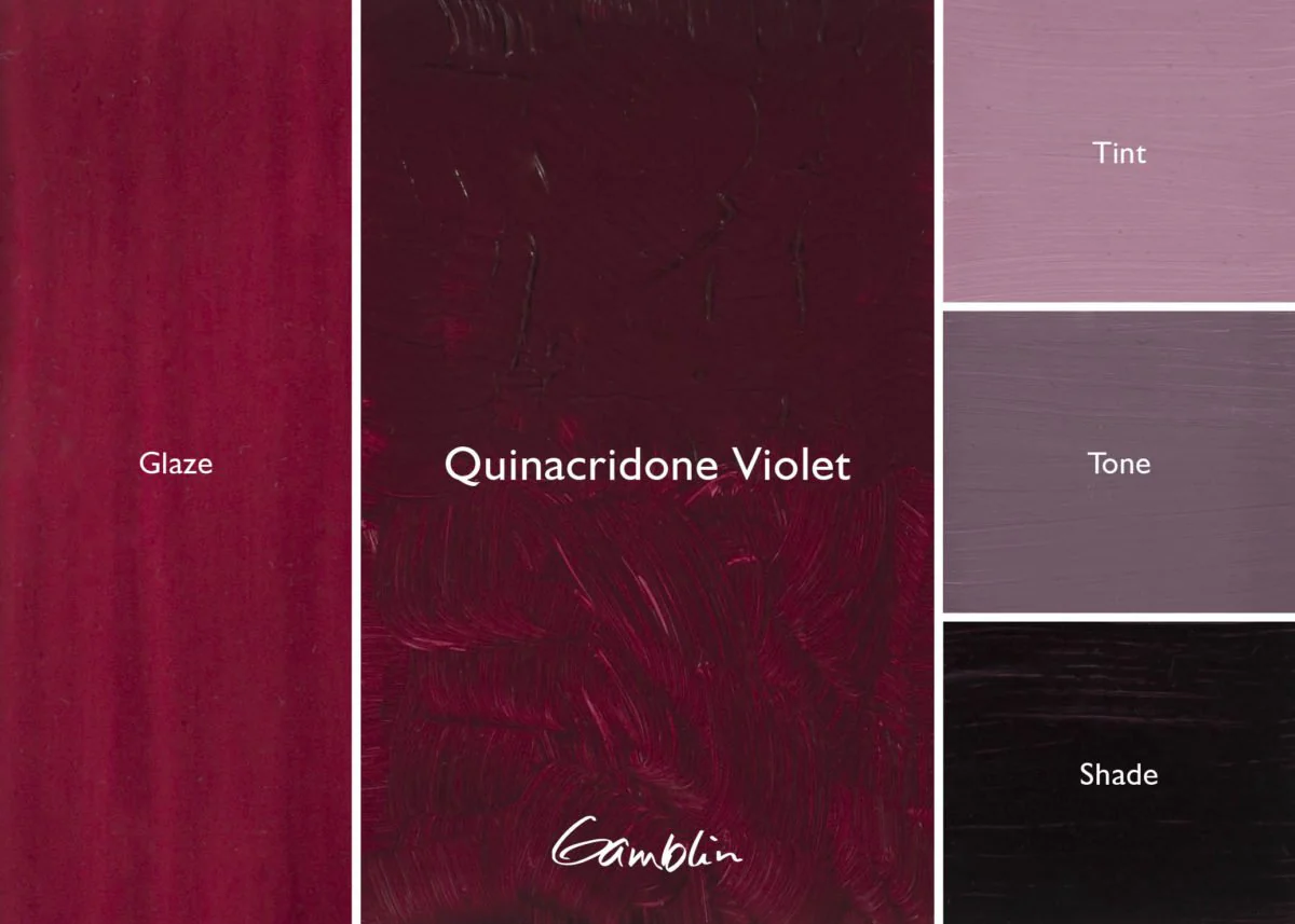 Gamblin Artist's Oil Colors Quinacridone Violet 37 ml - Image 2