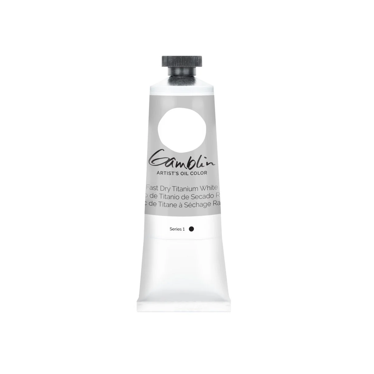 Gamblin Artist's Oil Colors Fast Dry White 37 ml (Formerly Quick Dry Titanium White)