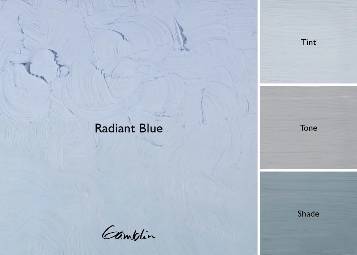 Gamblin Artist's Oil Colors Radiant Blue 37 ml - Image 2