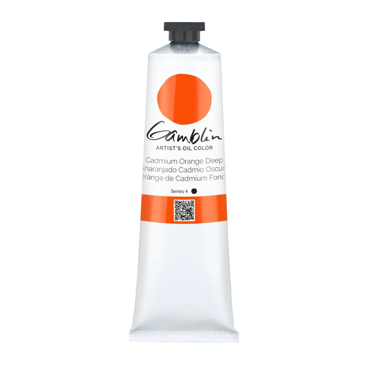 Gamblin Artist's Oil Colors Cadmium Orange Deep 150 ml