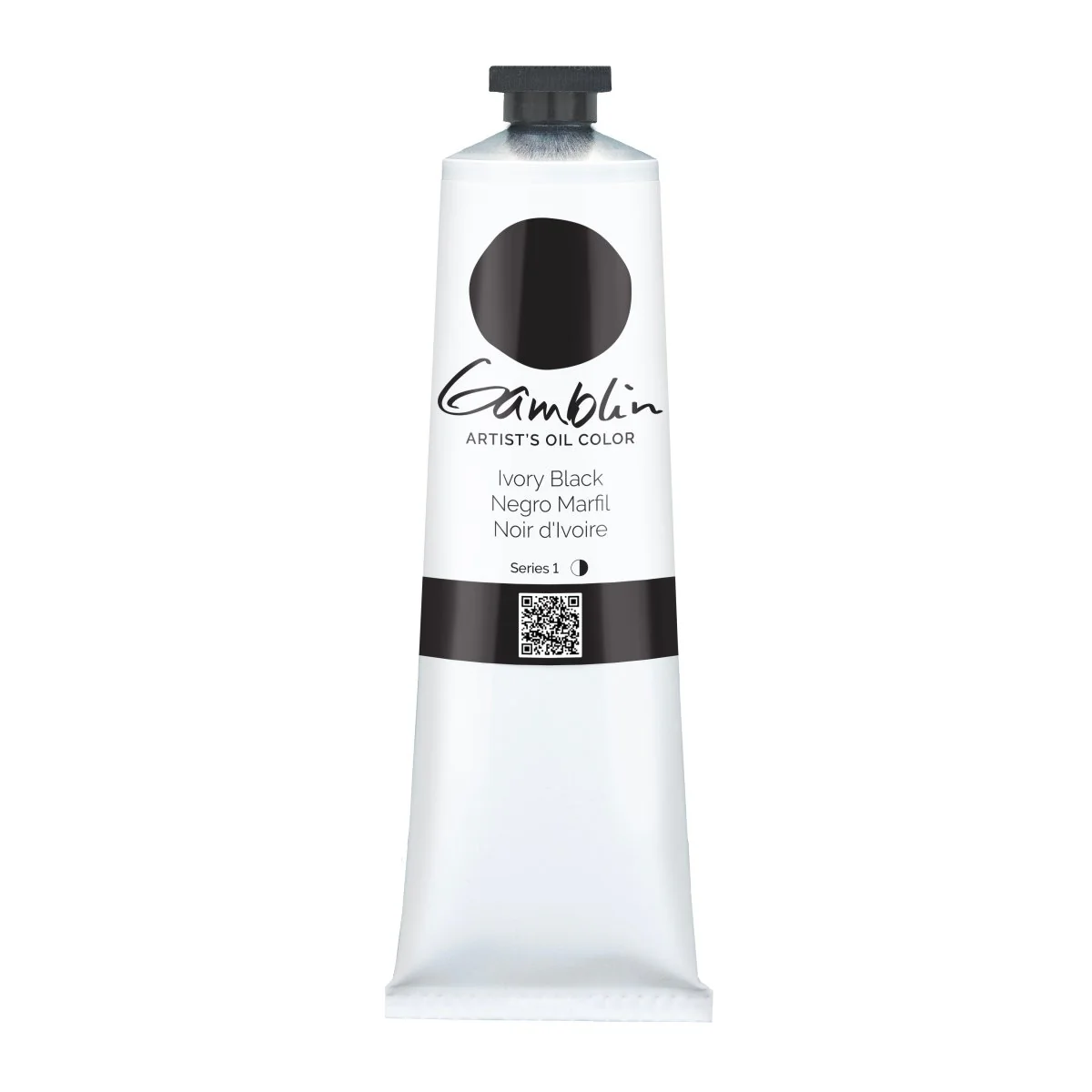 Gamblin Artist's Oil Colors Ivory Black 150 ml