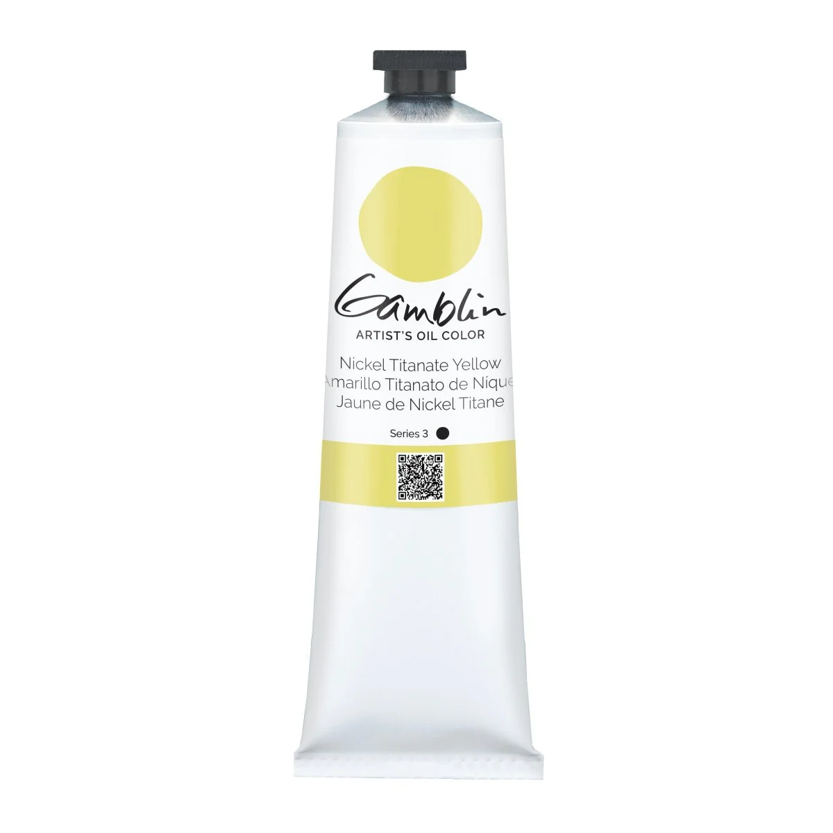 Gamblin Artist's Oil Colors Nickel Titanate Yellow 150 ml