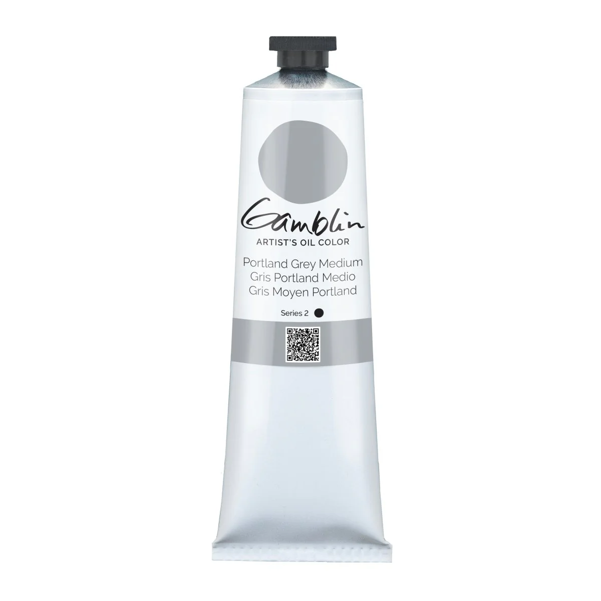 Gamblin Artist's Oil Colors Portland Grey Medium 150 ml