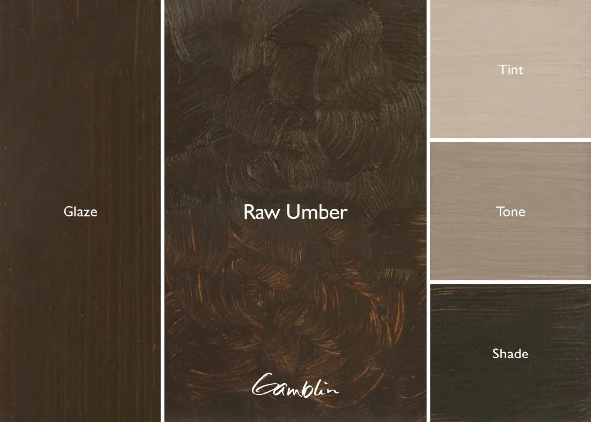 Gamblin Artist's Oil Colors Raw Umber 150 ml - Image 2