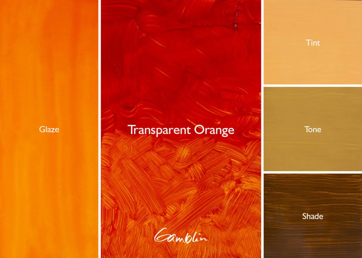 Gamblin Artist's Oil Colors Transparent Orange 150 ml - Image 2